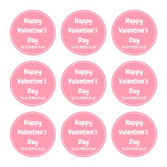 Valentine&rsquo;s Day Gift Tags and Labels Collection
