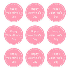 Valentine&rsquo;s Day Gift Tags and Labels Collection