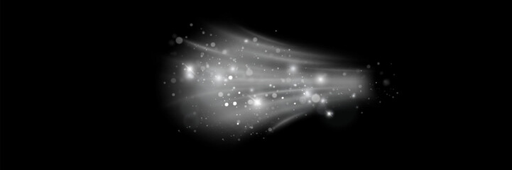 Fototapeta premium Air, wind effect isolated on transparent background. Airflow overlay fresh air for cleaning, cooling or changing the air. Wind Wave Effect. 3D vector illustration.