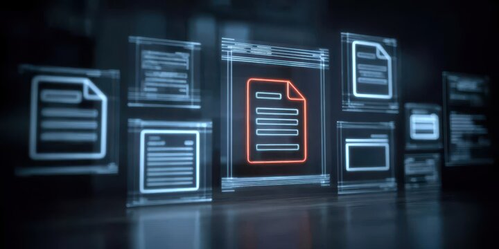 A bright digital office integrating tax accounting finance business and filing tasks through smooth online systems