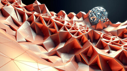 Generative geometric 3D art