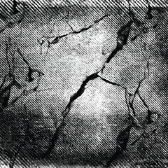 Black and white grungy abstract background. Grungy frame. Vector illustration
