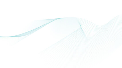 Vector abstract flowing wavy lines. Digital motion element for modern design.