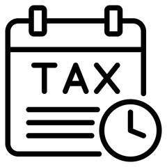 Tax Document Calendar Icon