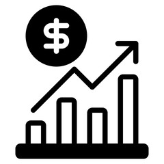 Financial Growth Chart Icon