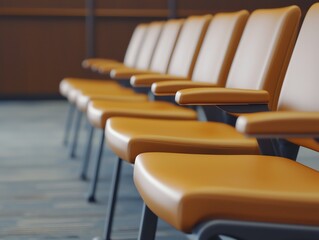 Corporate assembly for elite networking in professional facility