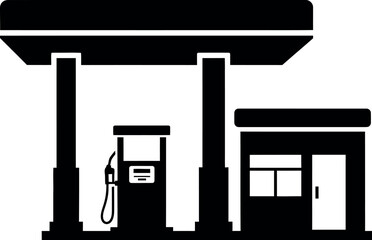 Fototapeta premium Gas station icon