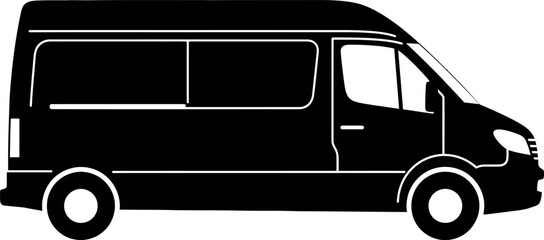 Van silhouette icon