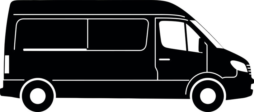 Van silhouette icon