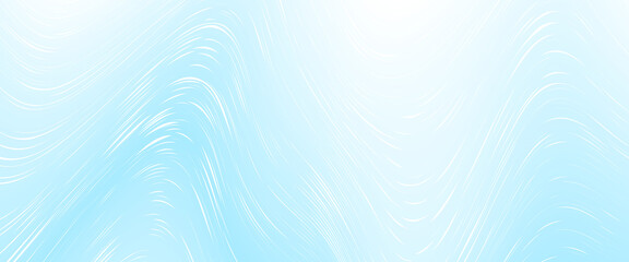 Soft light blue abstract vector background with flowing wave lines and subtle gradients, creating a calm, airy, and modern look suitable for clean designs and minimalist layouts.