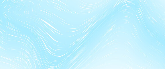 Soft light blue abstract vector background with flowing wave lines and subtle gradients, creating a calm, airy, and modern look suitable for clean designs and minimalist layouts.