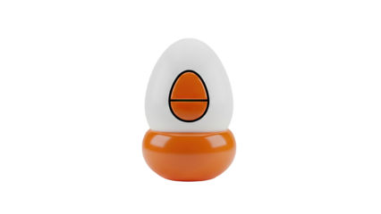 Cute Duck Egg Icon transparent background