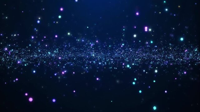 A vast expanse of sparkling stars shining brightly in the dark night sky viewed from a distant perspective