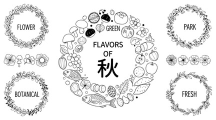 This list is designed to capture users searching for seasonal menu designs, autumn festival graphics, organic food branding, and botanical line art.