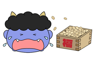 節分の鬼のイラスト