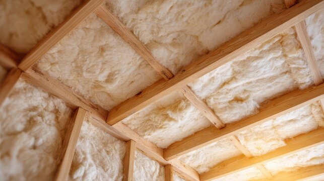 Insulated attic ceiling