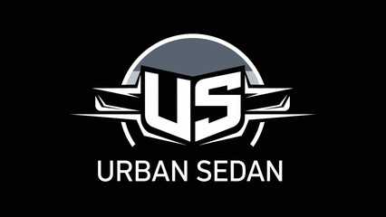 Clean Sedan Vehicle Brand Logo
