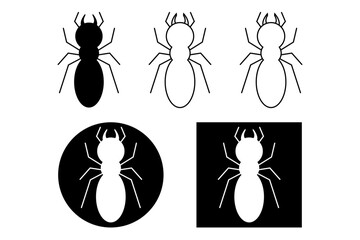 蟻や白蟻をイメージしたアイコンセット