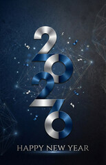 Happy new year 2026 template design 