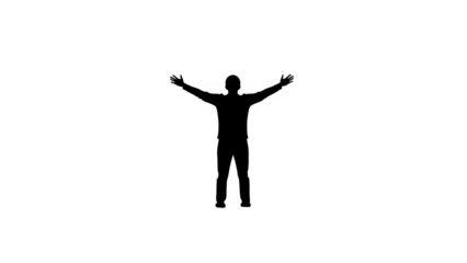 Isolated black square on transparent background