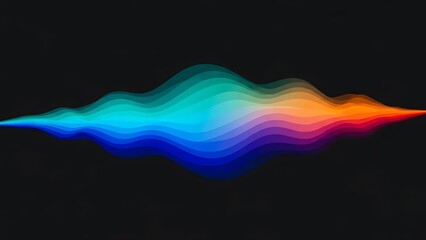 Dynamic Abstract Tech / Science Visualizations, vibrant, glowing, neon, light, colourful