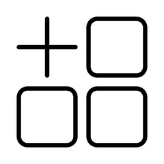 Obraz premium apps add icon