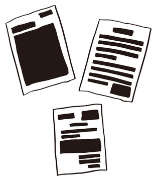 Redacted Document Vector Illustration &ndash; Classified Information and Information Disclosure Concept