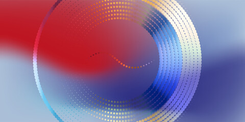 3d rendering of geometric shaped chrome pattern over gray background modern gradient dot pattern