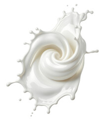 Milk Splash Swirl