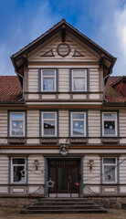 Fototapeta premium Rathaus in der Bergstadt Bad Grund im Harz