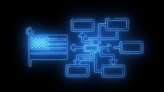 Complex System Flowchart Workflow Showing Enterprise Logic Connections And Multi Level Process Mapping