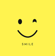 Smile Vector Template Design Illustration