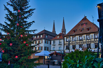 Weihnachten in Obernai im Elsass