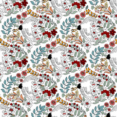 pattern, seamless, quatrefoil, tulip, flower, floral, geometric, moorish, arabesque, minimalist, modern, wallpaper, background, texture, grey, white, pastel, vector, illustration, design, decorative, 