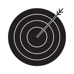 Target set icon sign vector.