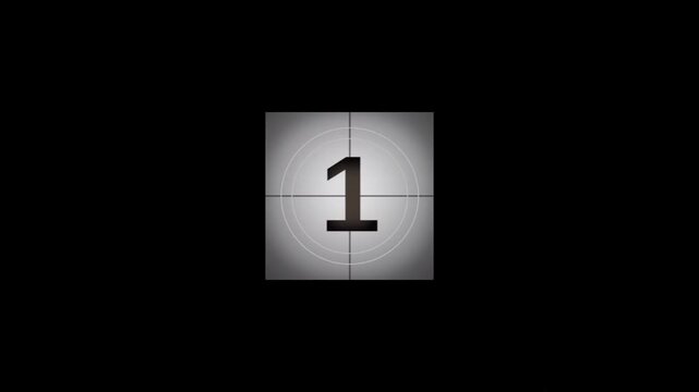 : A vintage-style black and white film countdown starting from number five, perfect for movie intros.
Keywords: countdown, film, movie, cinema, vintage, retro, classic, black and white, five, numbers,