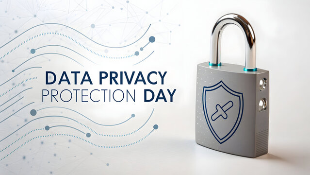 Data privacy protection concept with locked padlock - Powered by Adobe