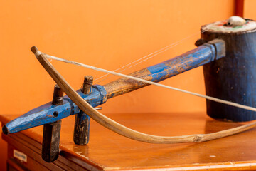 old rebab musical instrument made traditional way