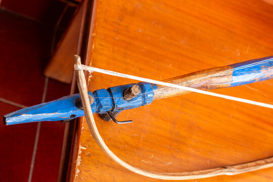 old rebab musical instrument made traditional way