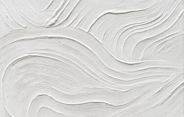 White Abstract Texture, Oil Paint Stroke Background.