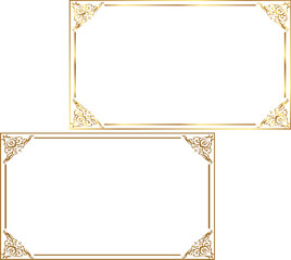 Golden Warm Gold Border Certificate Border Golden warm gold border frame 
