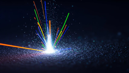Main Subject Fiber Optic Sparks