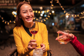 Celebrate whisky at an intimate party at a camping restaurant group celebration.