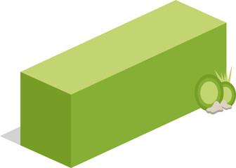 3D Isometric City Traffic and Street Element