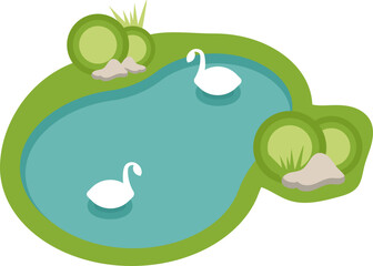 3D Isometric City Traffic and Street Element