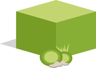 3D Isometric City Traffic and Street Element