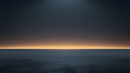 Abstract Minimal Dark Gradient Background with Soft Horizon Glow