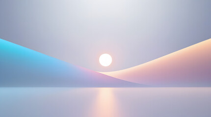 Minimal Ambient Glow Tech Background with Seamless Gradient Depth in 8K