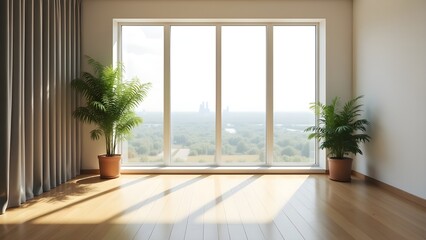 Fototapeta premium Sleek and Elegant Modern Interior Design