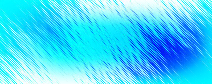 Hafttone pattern in blue tones. vector abstract gradient background